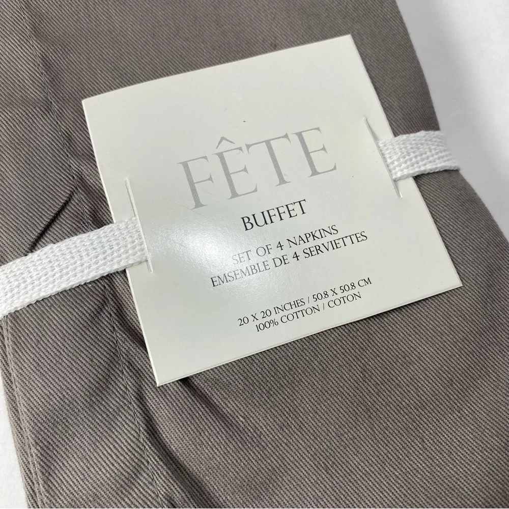 4 Fête Buffet Napkins Size 20